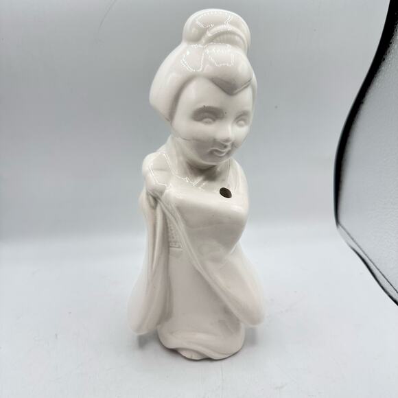 Vintage 1980s Orchids Of Hawaii Geisha Tiki Mug Flower Vase - 10" Tall - Picture 9 of 12